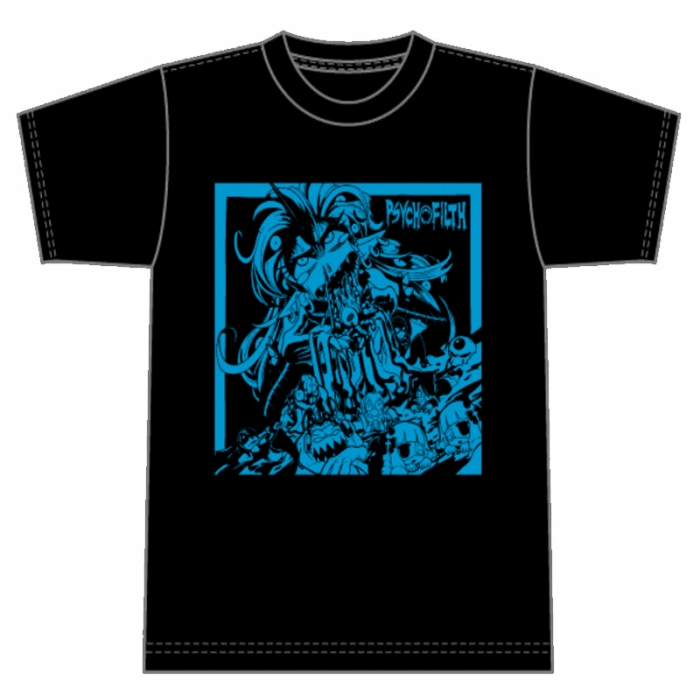 THE BEST OF PSYCHO FILTH Tシャツ (ブルー)